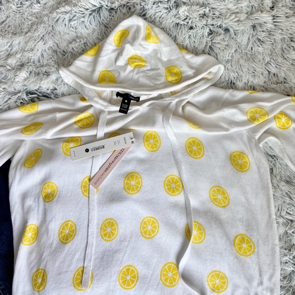 Aqua women’s sweater with hood - Picture 2 of 4